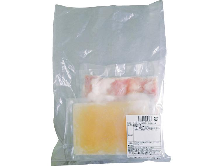 もつダブル　博多名物　国産牛モツ鍋 600g(牛内臓肉200g×2・スープ100g×2)