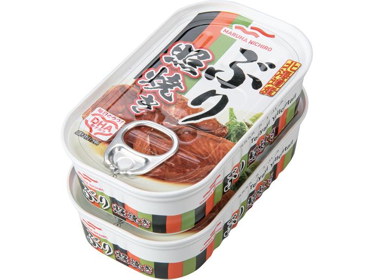 北海道産ぶり照焼き缶 95g（固形量55g）×2