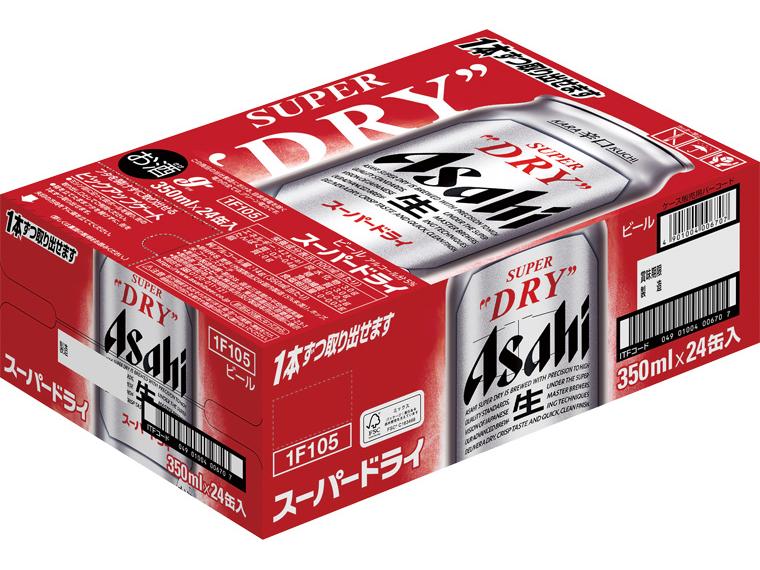 アサヒスーパードライ 350ml×24