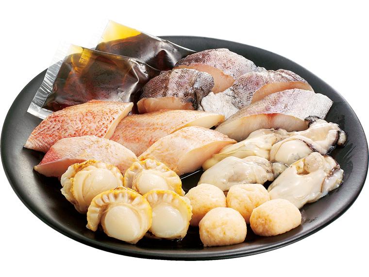 海鮮寄せ鍋セット 5種440g（具材360g・つゆ80g）