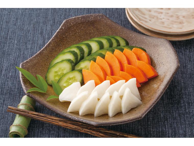 ぬか漬詰合せ きゅうり1本・だいこん1個・にんじん1個