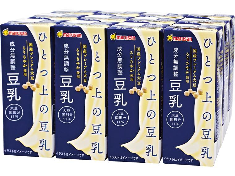 ひとつ上の豆乳　成分無調整 200ml×12