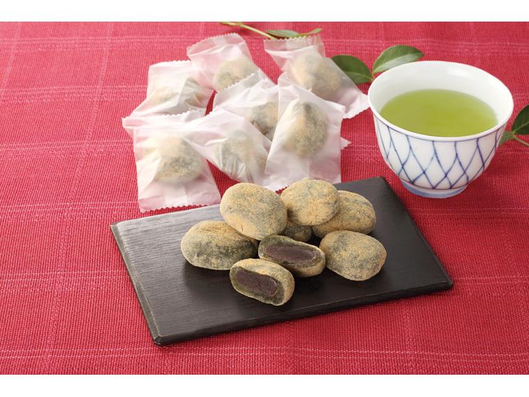 黒ごまきな粉草餅（こし餡入り） 18個