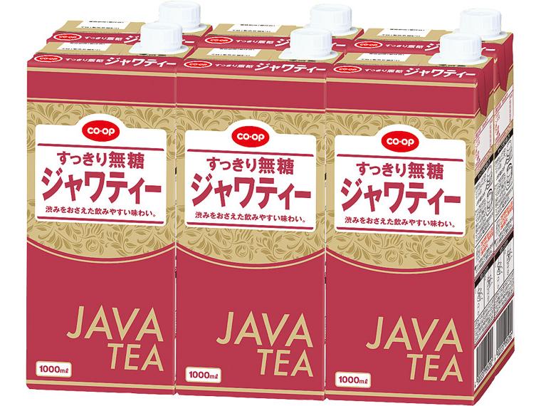 すっきり無糖ジャワティー 1l×6