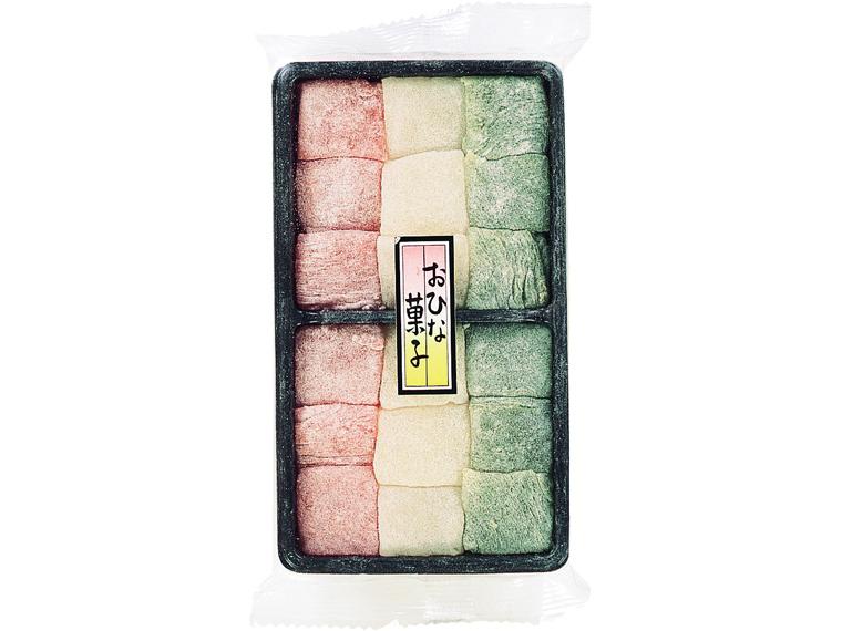おひな菓子三色羽二重餅 18個