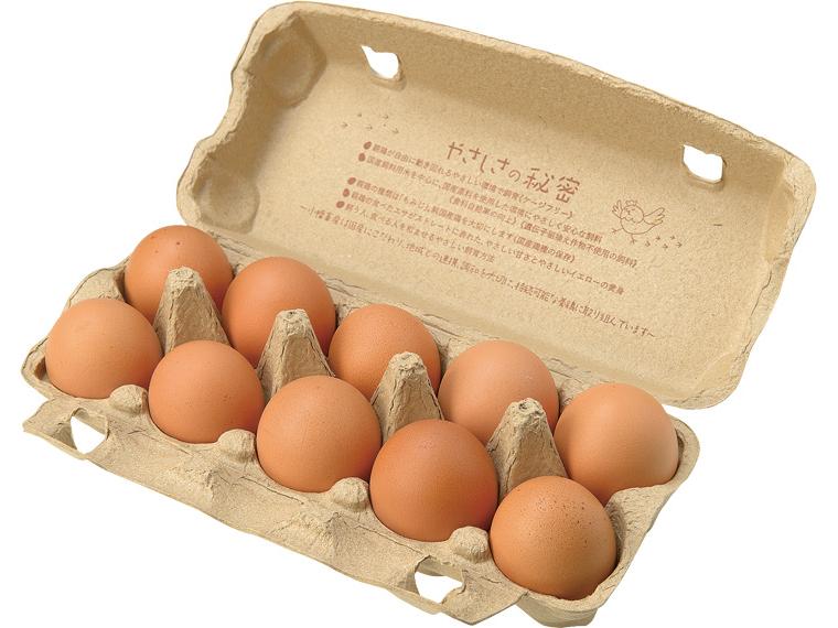 平飼い　やさしい　ひたち野　穂の香卵 10個（MS〜LL込）