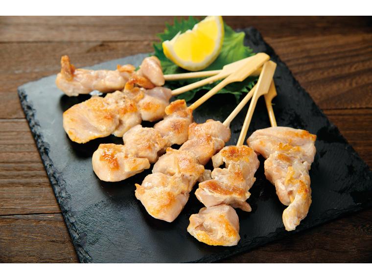 ぷりぷりの国産若鶏やきとり用（塩味） 6本180g