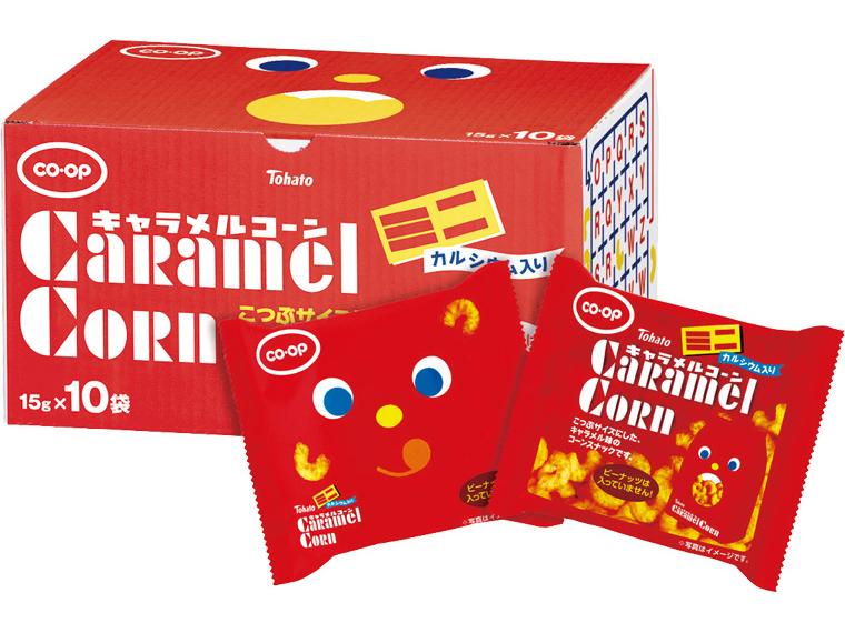 ミニキャラメルコーン（Ca入り） 15g×10