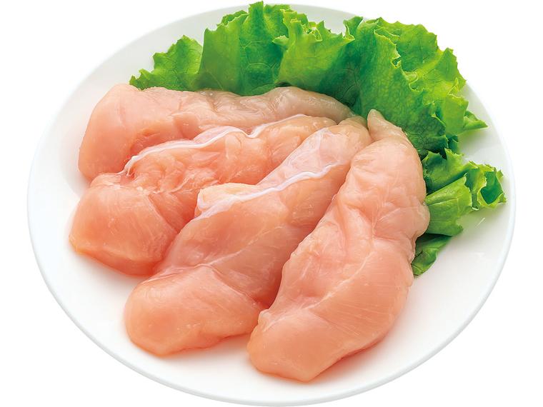 南国元気鶏筋切りササミ（バラ凍結） 200g