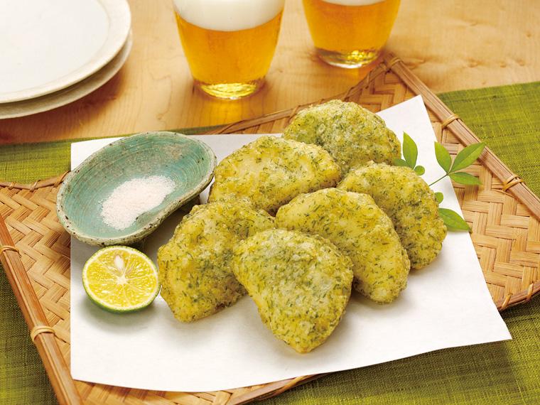 国産長芋のり塩天ぷら（琉球あおのり使用） 160g