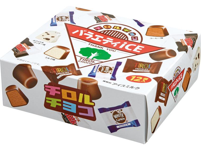 チロルチョコバラエティアイス 12ml×4×3種