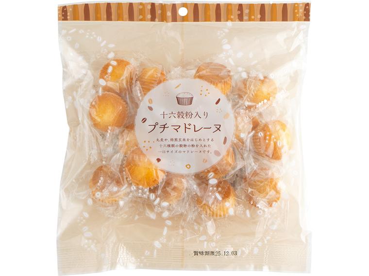 十六穀粉入りプチマドレーヌ　１６個　　