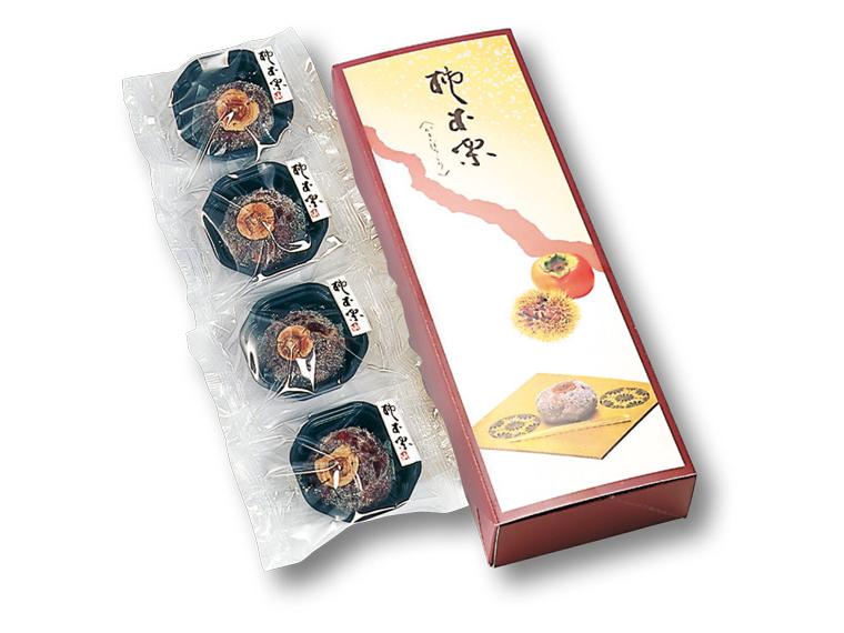 岐阜「恵那清月堂」柿木栗（かきぼっくり） 28g×4個