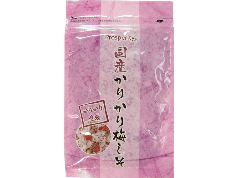 国産かりかり梅しそ 45g