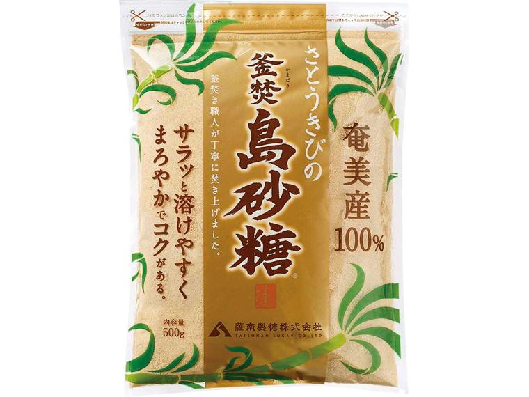 釜焚　島砂糖 500g