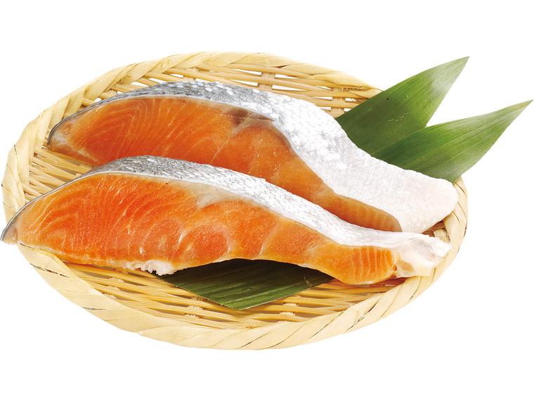 紅鮭切身甘塩味（ロシア産） 2切120g