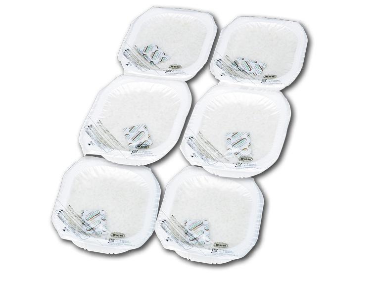 [数量限定204個（抽選）]非常用・備蓄用白飯　２００ｇ×６パック 200g×6