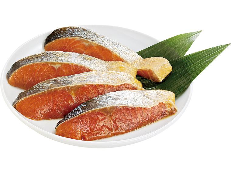 北海道枝幸産秋鮭切身バター醤油味 4切200g