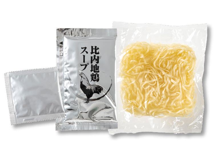 お湯を注ぐだけ稲庭うどん（比内地鶏スープ付） 12食［282g（めん40g×4）×3］