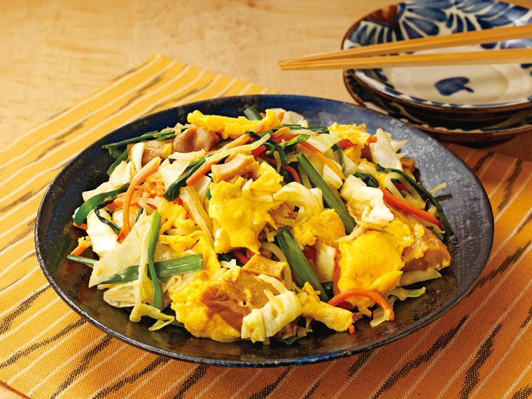 おかずキット　車麩のチャンプルー 2人前