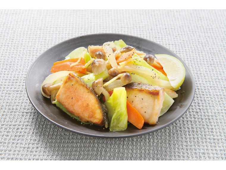 枝幸産塩秋鮭切身（中辛口）徳用 8切400g