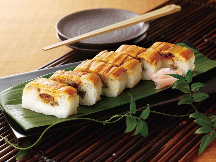 なだ万監修　ふっくら煮穴子の押寿司 300g(8切入)