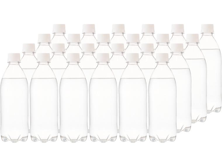 クリスタルスパーク　富士山の強炭酸水レモン（ラベルレス）（ペットボトル） 500ml×24