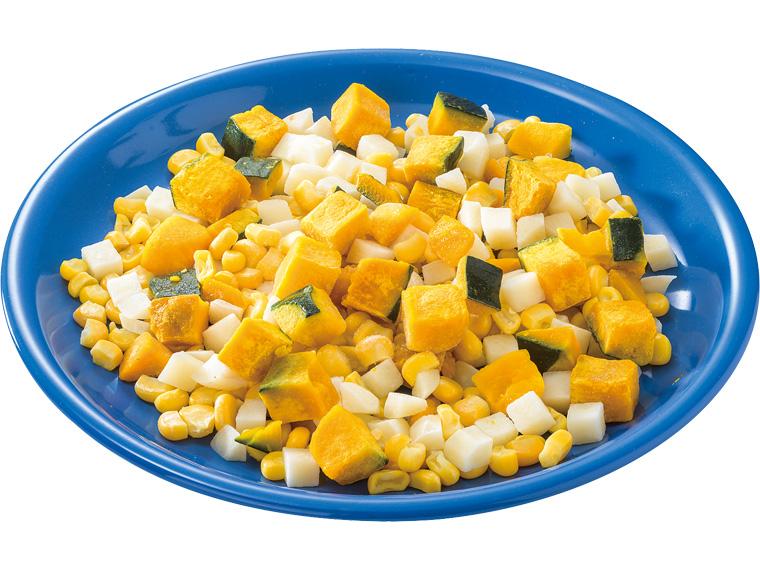 ≪数量限定1047点（抽選）≫北海道産ミックスベジタブル（かぼちゃ入 250g