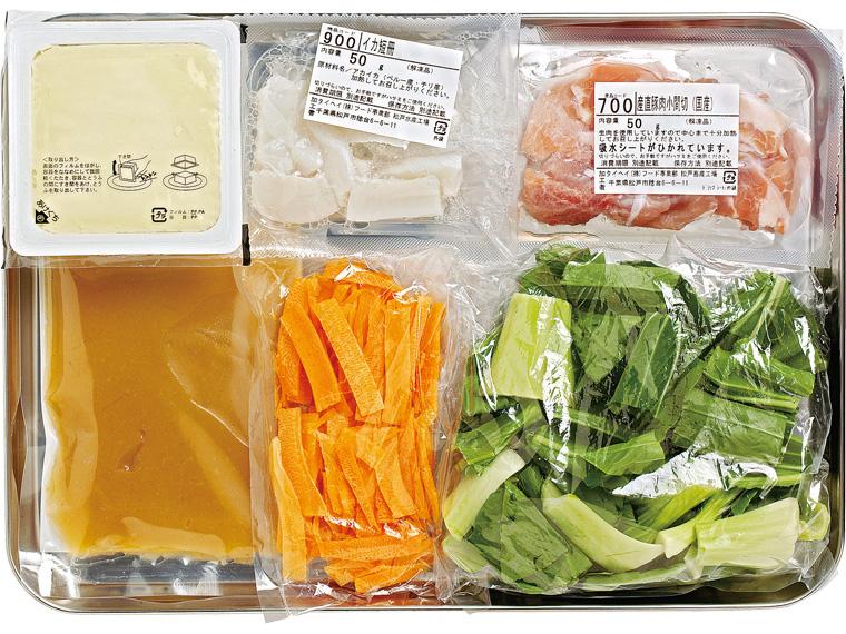 おかずキット　産直豚肉の五目豆腐中華あんかけ 2人前