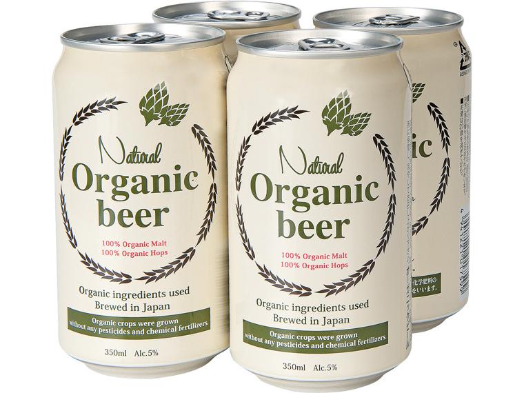 ナチュラル・オーガニックビール 350ml×4