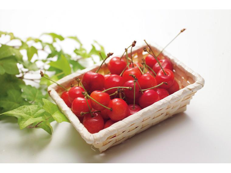 自宅直送　さくらんぼ（佐藤錦）バラ詰め ５００ｇ（秀　Ｌ・２Ｌ）