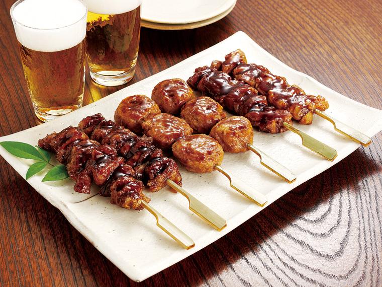 国産やきとりバラエティセット 3種6本200g