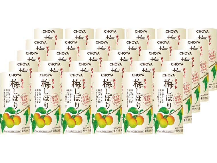 チョーヤ　梅しぼり 125ml×30