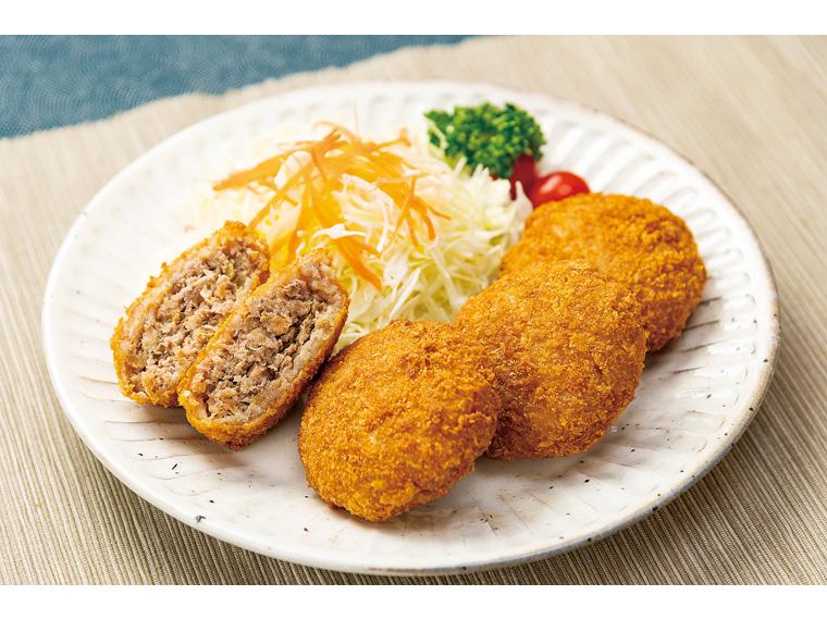 国産豚肉と牛肉のメンチカツ 4個180g