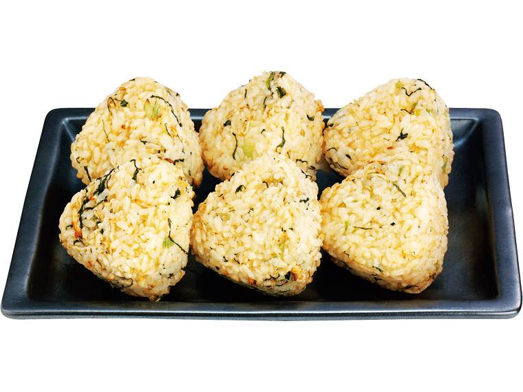 東都金芽米野沢菜としらすの焼おにぎり 50g×6