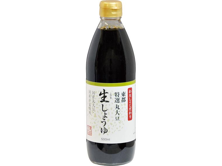 東都特選丸大豆生しょうゆ 500ml