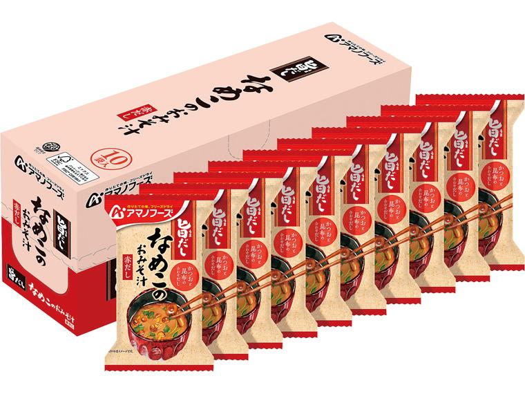 旨だし　なめこのおみそ汁（赤だし） 8g×10