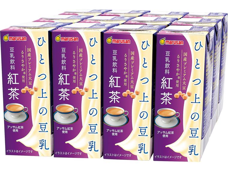 ひとつ上の豆乳　紅茶 200ml×12