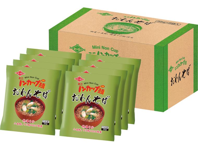 ミニノンカップ麺おわんそば 35g×8