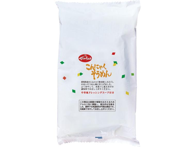 こんにゃくそうめん 3食370.8g（ドレッシング・ふりかけ・からし　各3袋付）