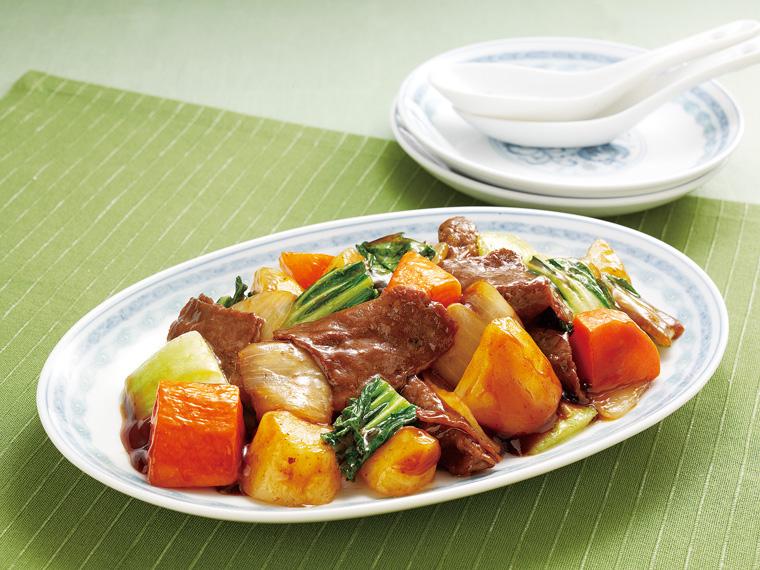 おかずキット　牛肉と野菜の黒酢炒め 2人前