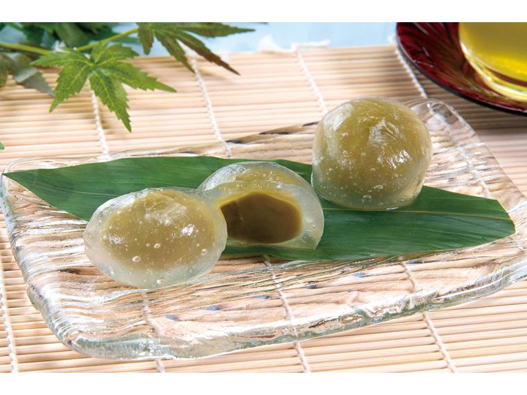 くずまんじゅう（抹茶あん） 4個200g