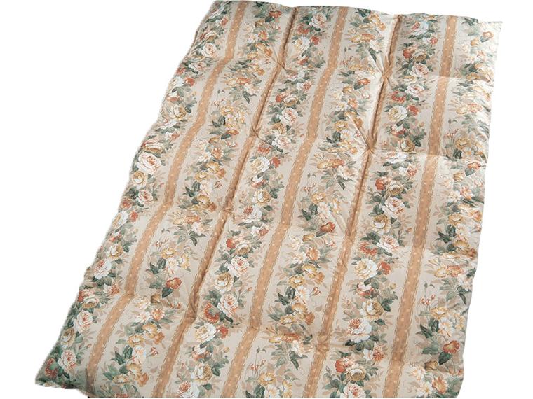 打ち直し　羽毛　モーニング柄Ｗ　赤系 