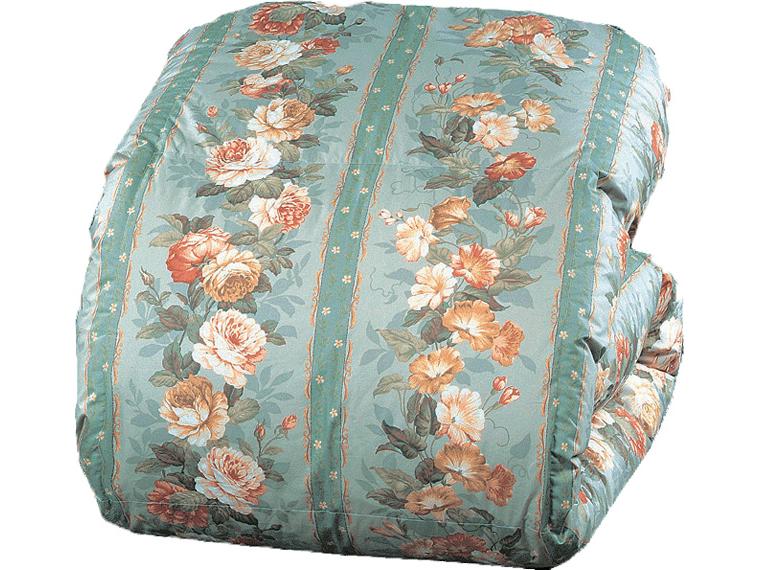 打ち直し　羽毛　モーニング柄Ｓ　青系 