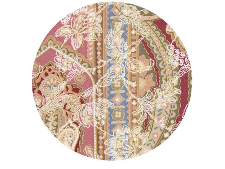 打ち直し　ファイン柄Ｗ敷布団　赤系 