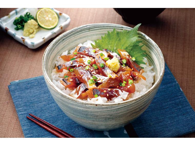 九州産真あじ漬け丼用 65g×2