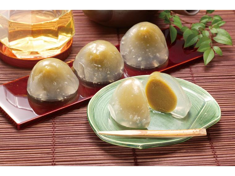くずまんじゅう（抹茶あん） 4個200g