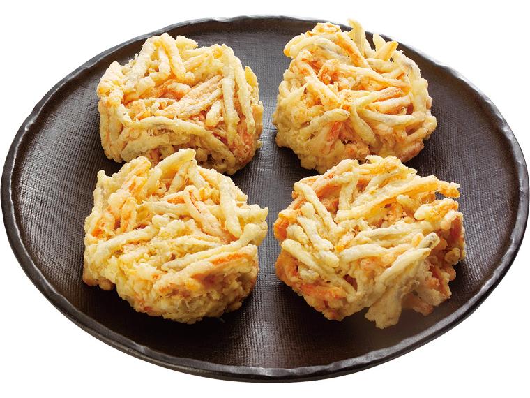 人参とごぼうのかき揚げ　４枚１５０ｇ　