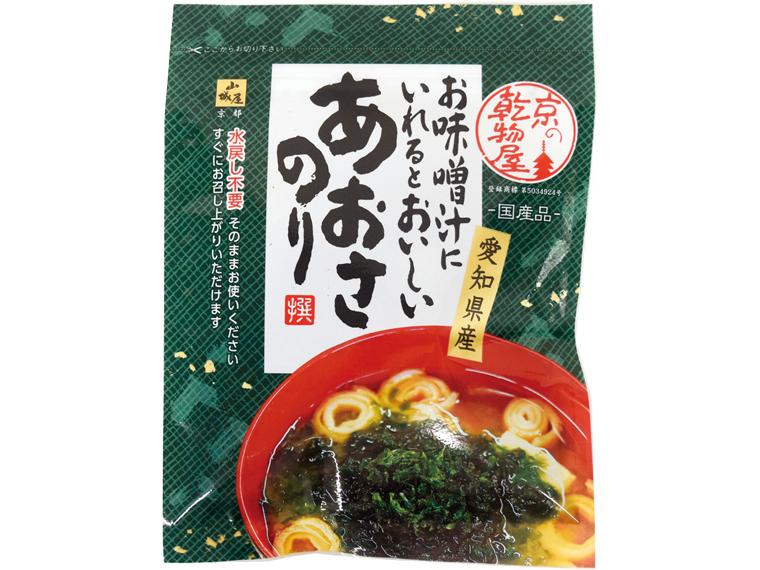 お味噌汁にいれるとおいしい　あおさのり