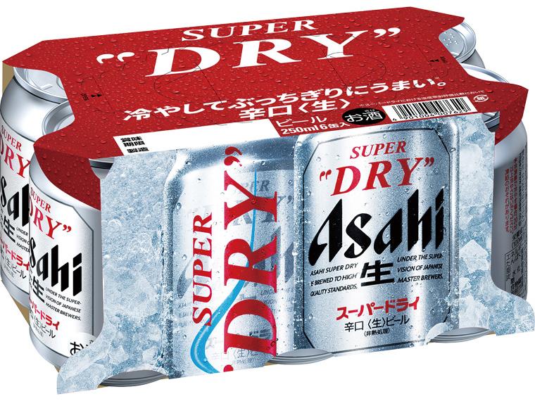アサヒスーパードライ 250ml×6